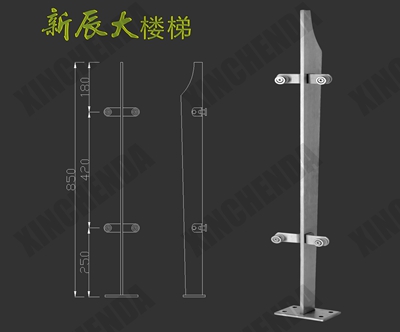 <b>不锈钢立柱：XCD002</b>