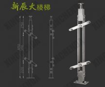 <b>不锈钢立柱：XCD012</b>